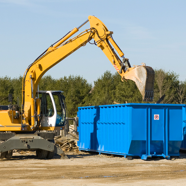 can i choose the location where the residential dumpster will be placed in Birdsong